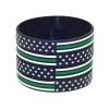 Great 1 Thin Green Line American Flag Silicone Stretchable Bracelet
