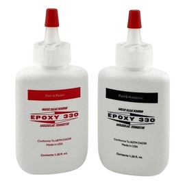 Hughes Epoxy 330 Water Clear Bonding 2.50 oz Pkg of 12