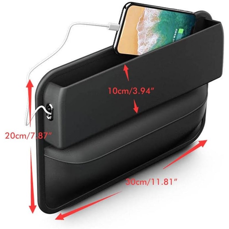 Universal Auto Seat Gap Organizador de asiento de coche, caja