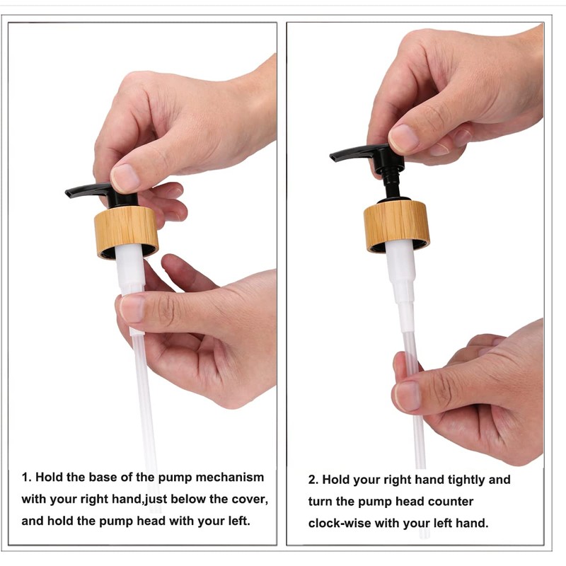 Hand and Dish Soap Dispenser Set for Kitchen Sink, Black