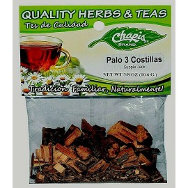 CHAPIS HIERBAS HERBS PALO 3 COSTILLAS Net Wt. 3/8 oz. (10.6 g) 3,6,12 Packs - 3 PACKS