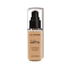 L.A. COLORS Truly Matte, Maquillaje líquido, Color Natural, Tono CLM352, 40 ml