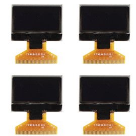 4Pcs 0.96in Organic Light Emitting Diode LCD Display 30PIN 128x64 Resolution Clear Displaying Screen Yellow Blue Dual Displaying