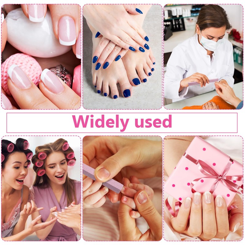 Mudder 20 Pcs Stone Nail File Pumice Stick for Fingernails