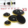 3pcs 5-Inch/125mm Hook and Loop Backing Pad Disc for Sander