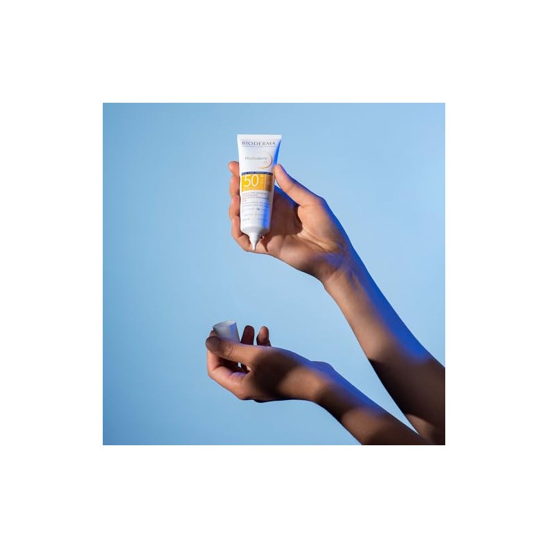 BIODERMA, Protector Solar, Photoderm Golden, FPS50+, Alta Cobertura en Manchas,