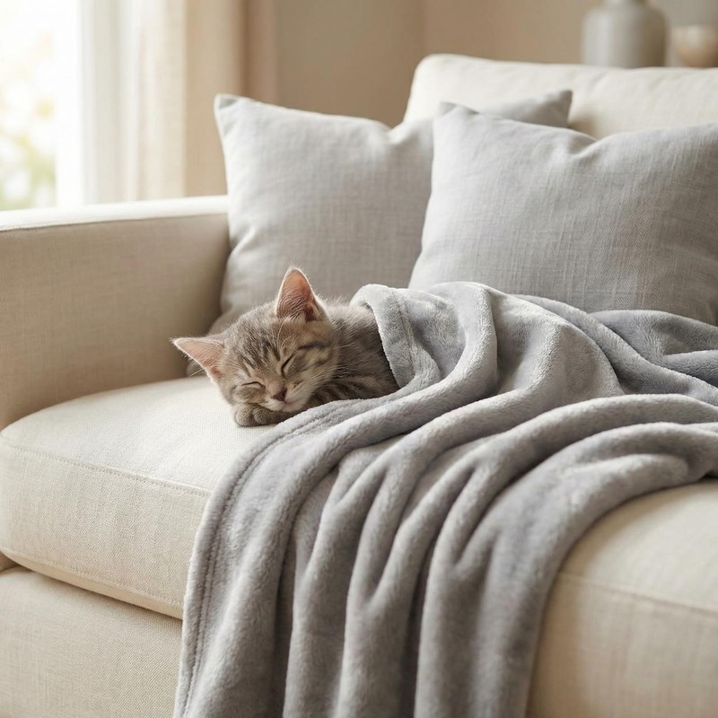 Soft Dog Blanket 39.4"x29.5" Fluffy Cat Puppy Essentials