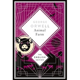 Animal Farm by George Orwell. English Edition: A special edition hardcover embossed with silver foil