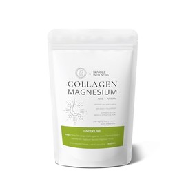 Collagen Magnesium Rest + Restore (Ginger Lime) [30 Serves] | VERISOL Bioactive Collagen Peptides, Magnesium Glycinate & Taurate Salts | Lauren Roxburgh Rest + Restore | Calming Nightly Beauty Routine