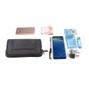 DFVmobile - Multi-purpose belt case with 2 compartments zip for
