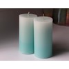 Ombre Gradation Pillar Candles by Modern Candle Design Hand Poured
