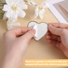 Bruislard Bling Smartphone Mirror Decal Heart Shape Phone Mirror Cellphone