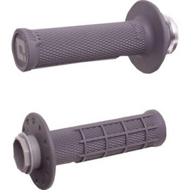 ODI V2 Lock ON Micro-X Half Waffle Motorcycle Grips Dirtbike Offroad MX for Mini Bikes Twist Throttle Graphite/Dark Gray USA Made CX50/65 MC 50/65 Models KX65/85 2000-2024 YZ65 2018-2024 Models