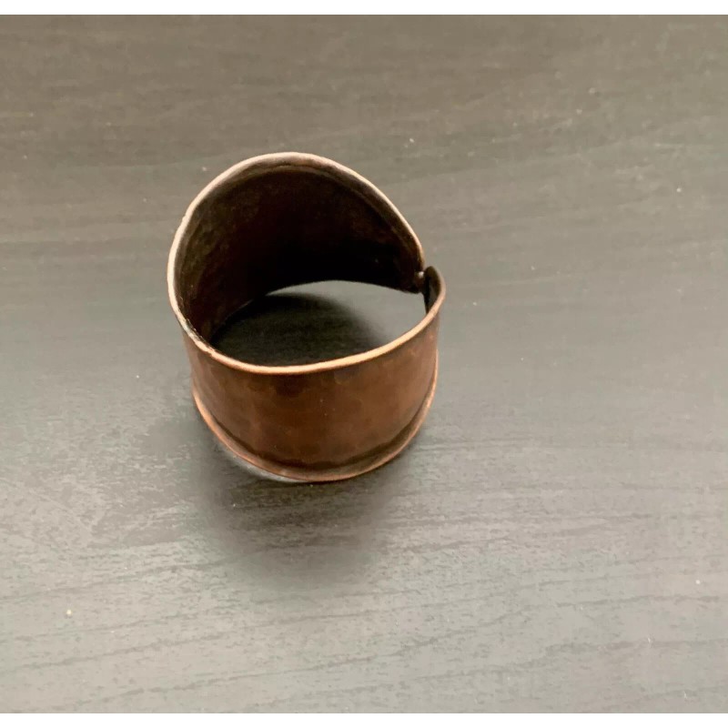 Decor Napkin Ring Hammered Copper Design Napkin Holder Tabletop Dining