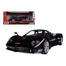 Motormax 1/24 Scale Diecast Metal DCD Pagani Zonda F Nurburgring Black Nurburgring Toy Car for Boys