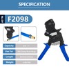 GUOFIS PEX Ratchet Cinch Clamp Tool with Holster for Stainless