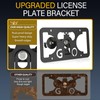 No Drill License Plate Holder Compatible with Jeep Cherokee 2014-2023