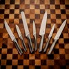 LI JIU Kitchen Knife Set 7 Pcs & Horizontally Knives