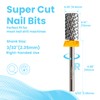 MagiBling Super Cut Large Barrel Tungsten Carbide Nail Drill Bits,
