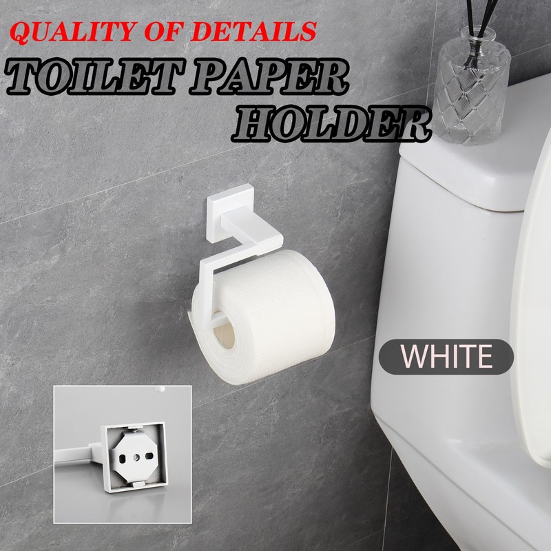GERZWY Bathroom Toilet Paper Holder Stainless Steel Paper Towel Dispenser