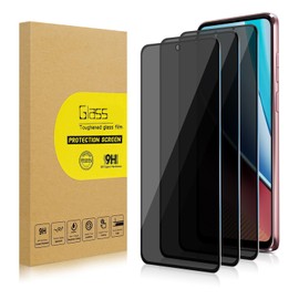 Lokyoo 3 Pack Privacy Screen Protector for Moto G Stylus 2023 [Anti-Spy Tempered Glass], Ultra HD, Anti-Scratch, Bubble-Free, Easy Install 9H Protective Glass for G Stylus 2023