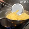 3 Pcs Small Stainless Steel Fine Mesh Strainers with Kitchen