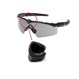 Galaxy Clip Rubber Kits Compatible Replacement For Oakley Si Ballistic M Frame 2.0/3.0 Sunglasses Black Color