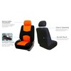 FH Group Car Seat Covers Flat Cloth Full Set –