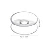 PRETYZOOM 10pcs Double Sided Suction Cups, 1'' Mini Clear PVC