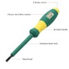 1Pcs Electrical Tester Pen Slotted Screwdriver Tester Pen Voltage Tester