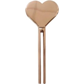 Metal Manual Toothpaste Squeezer,Stainless Steel Dispenser Tube Squeezer,Hand Cream Tube Key Roller Set,Metal Tube Squeezer Rolling Key for Bathroom Cosmetic Aids Accessories (Rose Gold)