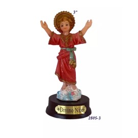 Mini Divino Niño Jesus  3" Religious Figurine [24 Pcs Set] 2805/3