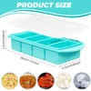 Zoruam Soup Freezer Container, 2 Packs Silicone Freezer Mould with