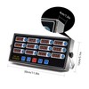 Commercial 12 Channel Kitchen Timer Digital Restaurant Timers Professional LED
