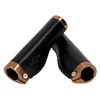 Gusti Phil A. Leather Handlebar Grip, Bicycle Grip, Black Leather