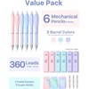 Four Candies 0.9mm Mechanical Pencil Set - 6 Cute Pencils