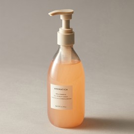 Aromatica Oil Wash · Triple Hydration · Skin Radiance · Woody Floral