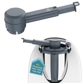 KULACO Steam Diverter for Thermomix TM5 TM6 TM31, Steam Diverter Thermomix Accessories BPA Free, Steam Deflector Kitchen Wall Cabinets Protection, Steam Diversion Accessories with Brush