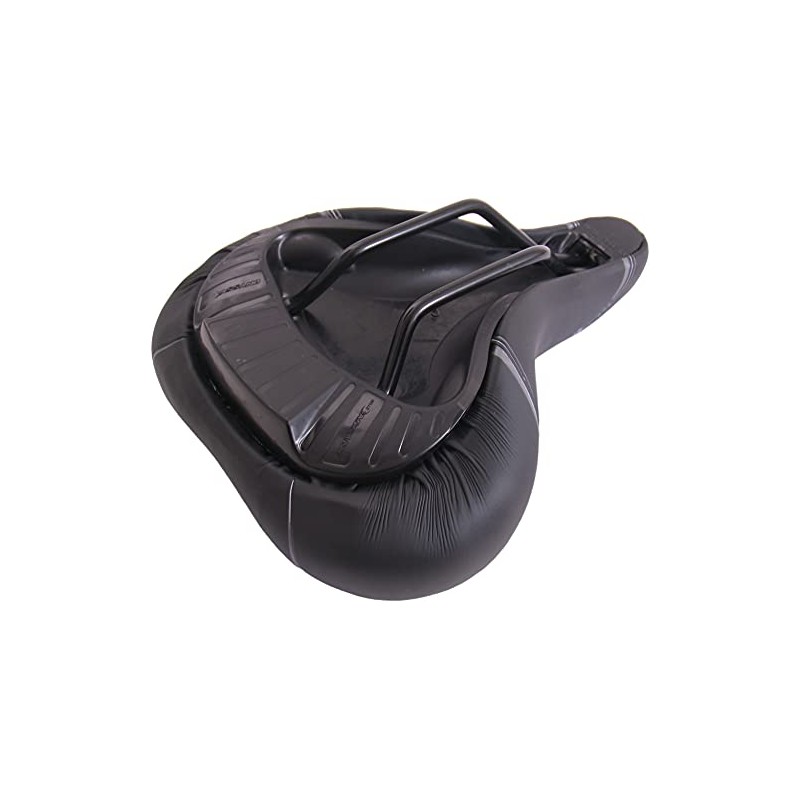 Selle Bassano Unisex-Adult Volare Sattel, schwarz, XL