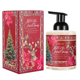 ROMIIE ZOI Christmas Foaming Hand Soap with Gift Box- Regal Christmas, Infused with Holiday Floral- 500ml/ 16.8oz