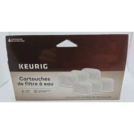 Keurig Water Filter Refill Cartridges - Pack of 6 New/Sealed