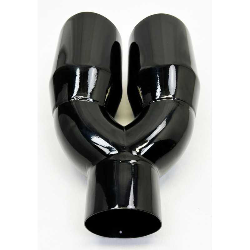 Dual Exhaust Tip 3.00" Inlet Dual 4.00 X 12.00 Long