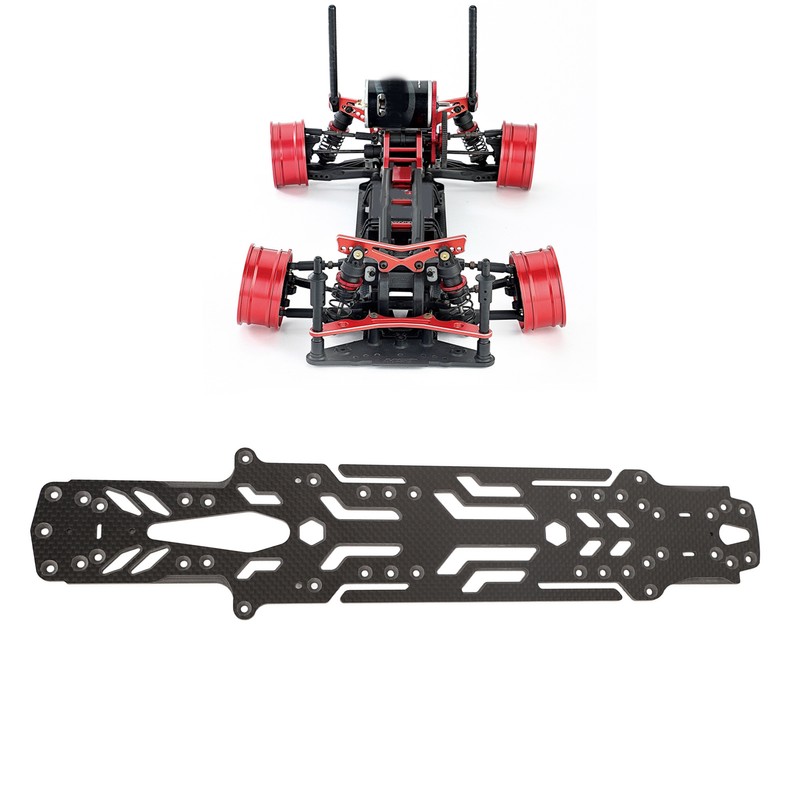 RC Car Chassis Plate Narrow Vertical High Traction Carbon Fiber