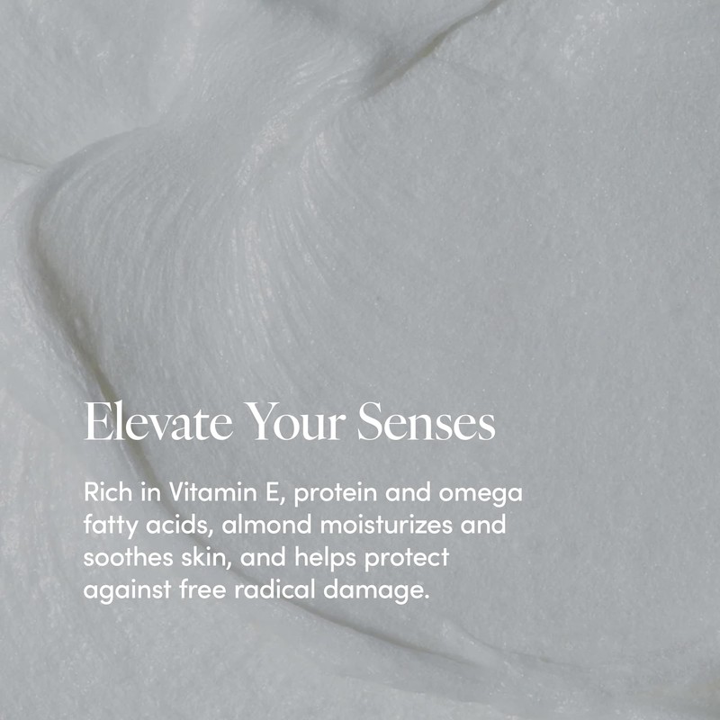 LATHER - Almond Shave Crème, 4 oz - Non-Foaming Luxurious