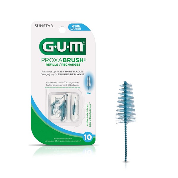 Gum Original Proxabrush Refill Tapered Wide 10 count