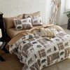 Wake In Cloud - Rustic Quilt Set, Cabin Lodge Christmas