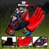 BeingFit Professional Goalie Gloves - Red/Blue/Yellow Fluorescent - Sizes from