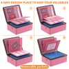 ENGPOW Fireproof Document Box, Hard Case File Box with Fireproof