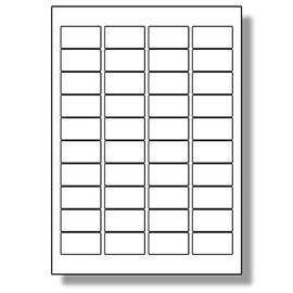 Label Planet® 40 Per Page/Sheet 5 Sheets (200 SMALL MATT TRANSPARENT Sticky Labels) A4 Waterproof CLEAR POLYESTER Permanent Printable Stickers, Laser Printers Only, Rectangular 45.7x25.5mm LP40/45 MTP