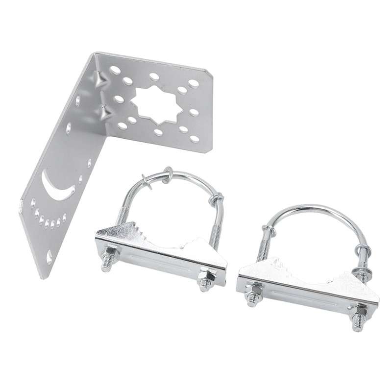 3 in 1 Antennae Mast Pole Mount Bracket, Stainless Steel,